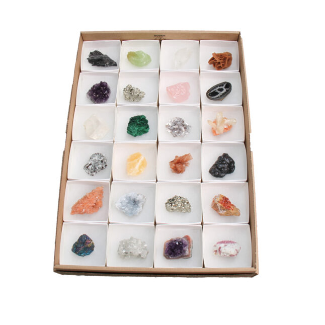 Mix 24 Box of Minerals