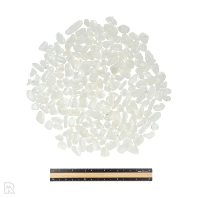 6074 rock crystal tumble stones ruler