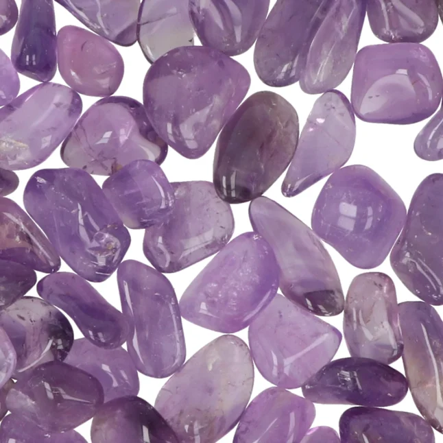 6006 Amethyst-Trommelsteine Saum