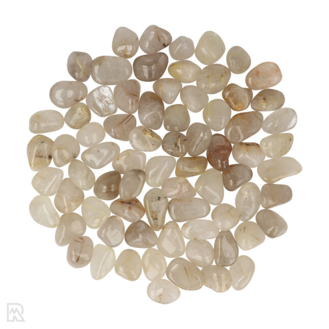 Rutile quartz Tumblestones | Extra - M