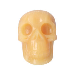 Orange Calcite Skull