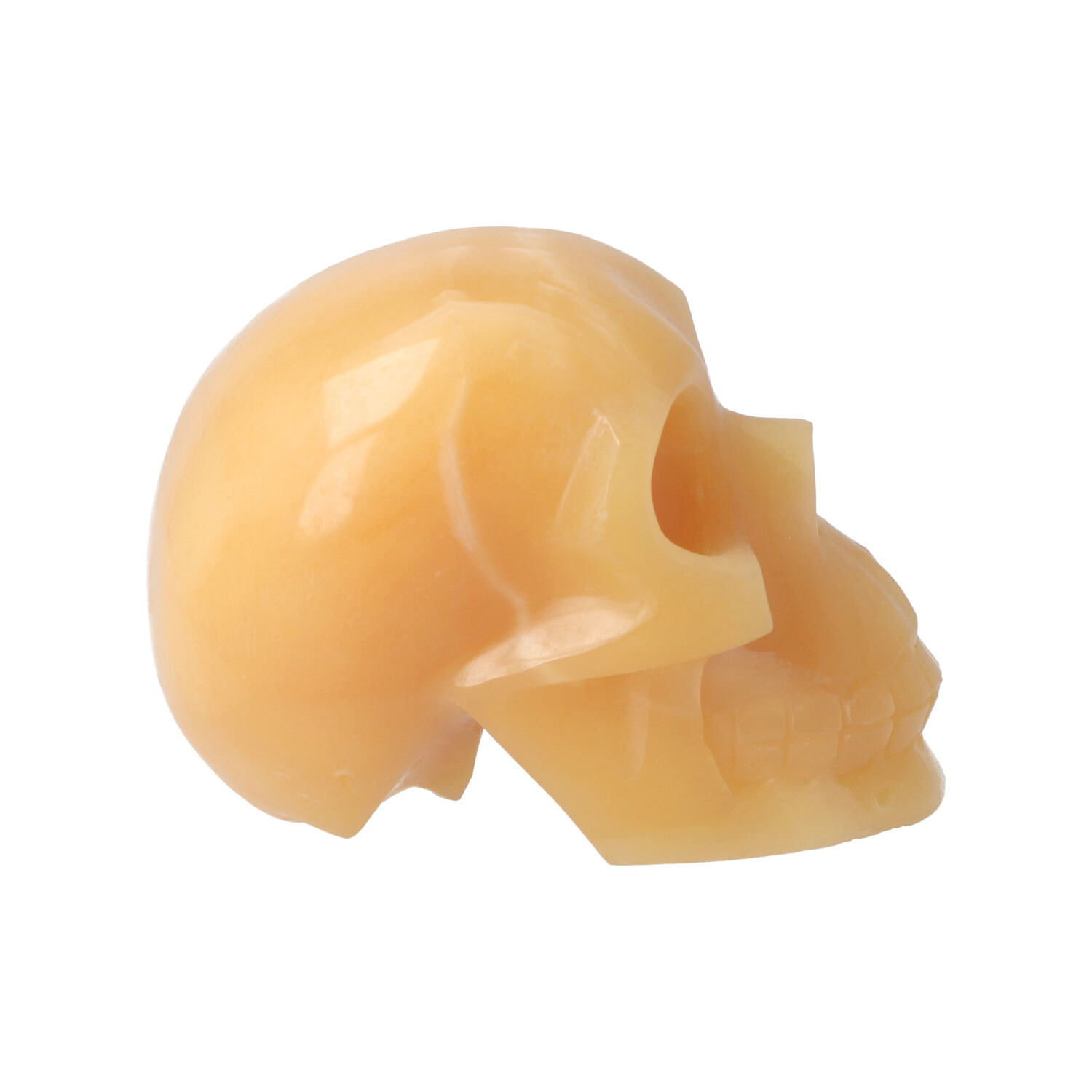 Orange Calcite Skull 07 0644_4
