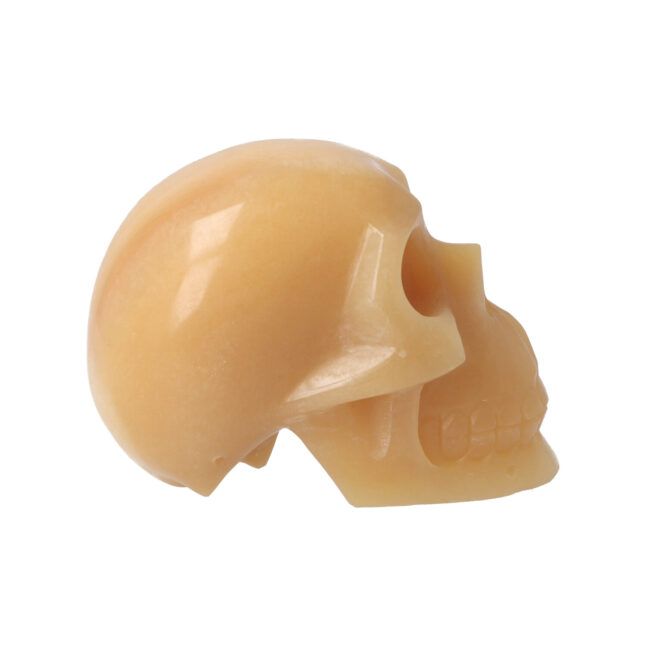 Orange Calcite Skull 08 0692_4