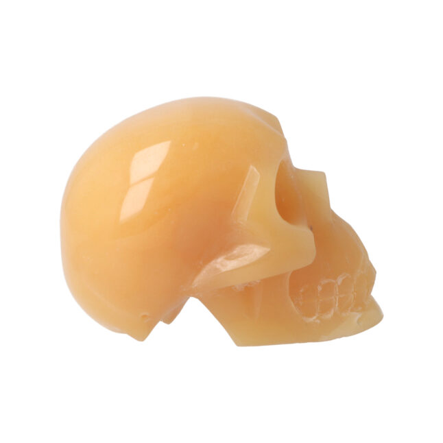 Orange Calcite Skull 10 0636_4