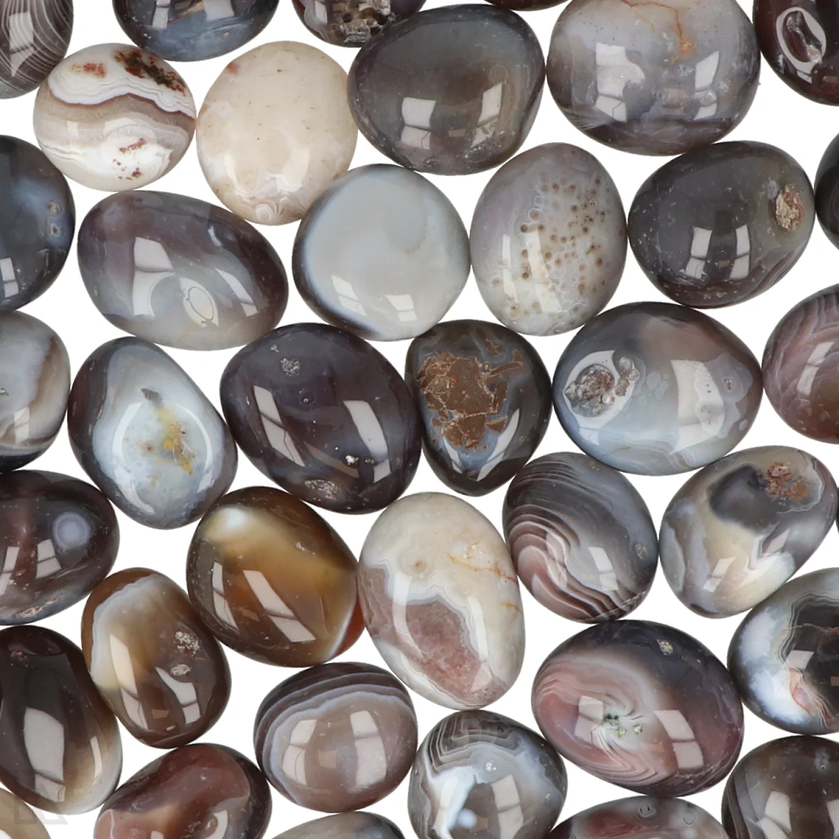 Botswana Agaat Ronde Trommelstenen 2 Botswana Agaat Ronde Trommelstenen - Image 2