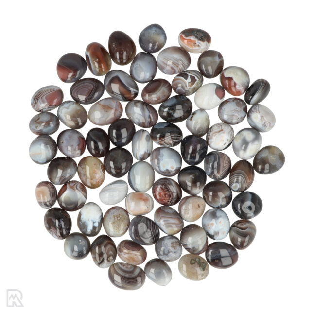 Botswana Agate Round Drumstones | M