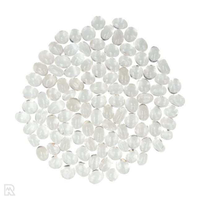 Rock crystal Round Drumstones