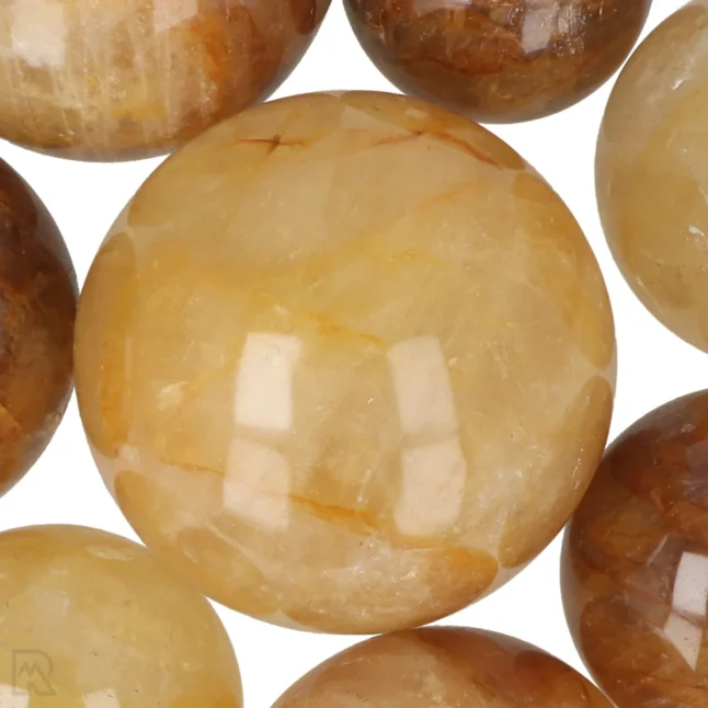 Limoniet Kwarts Bollen - Afbeelding 2