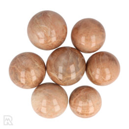 Pink Moonstone Spheres