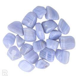 Blauer Spitzenachat Tumblestones