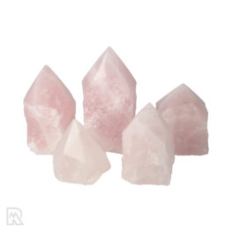 Rose Quartz Rough Polished Points