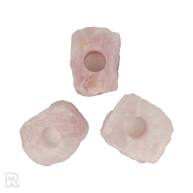 rose quartz tea-light holder-brazil-1