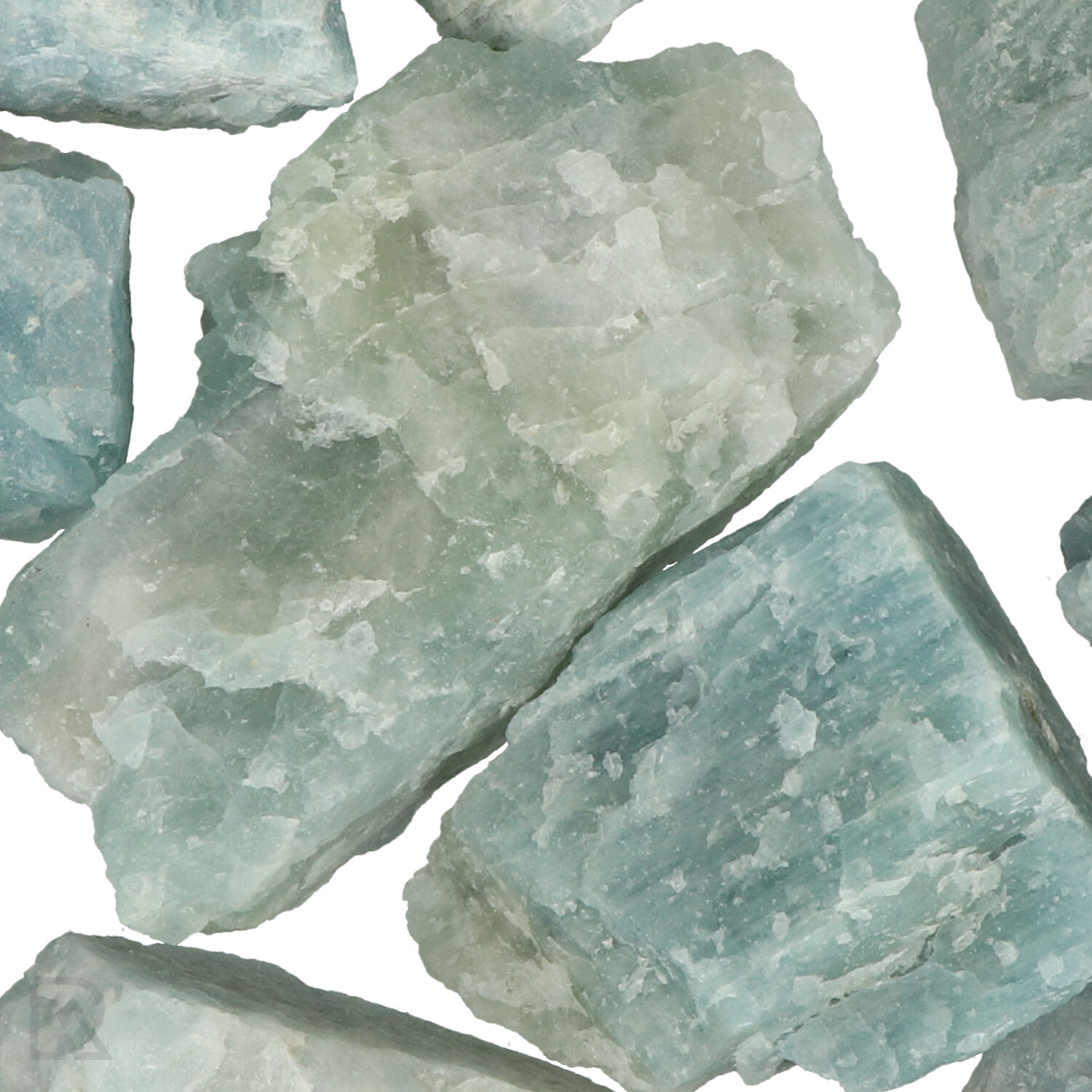 Aquamarijn Rusch Mineralen Groothandel