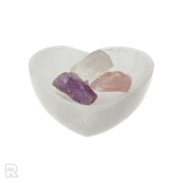 Selenite Bowl Heart