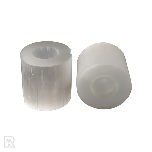 Selenite Tea Light Holder - Cylinder ± 8 cm