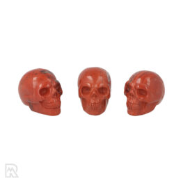 Red Jasper Skull