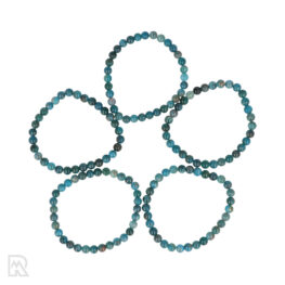 Blue Apatite Bracelet 4 mm