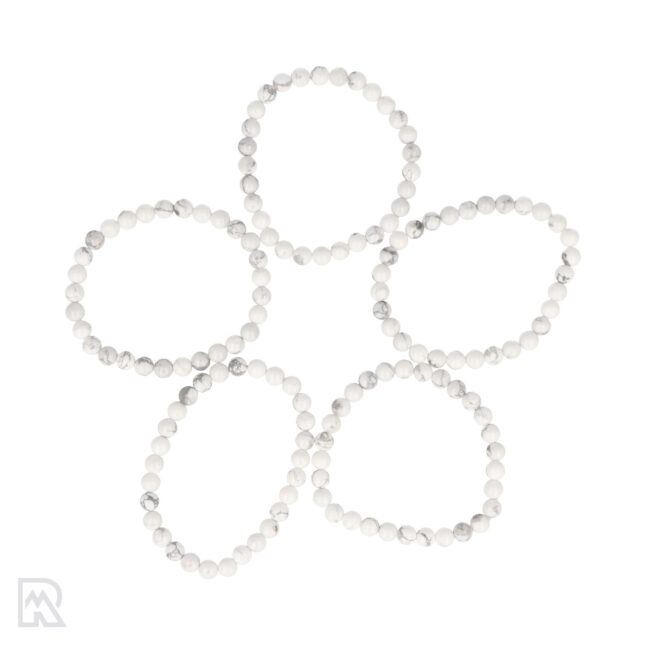 Howlite Bracelet 4 mm