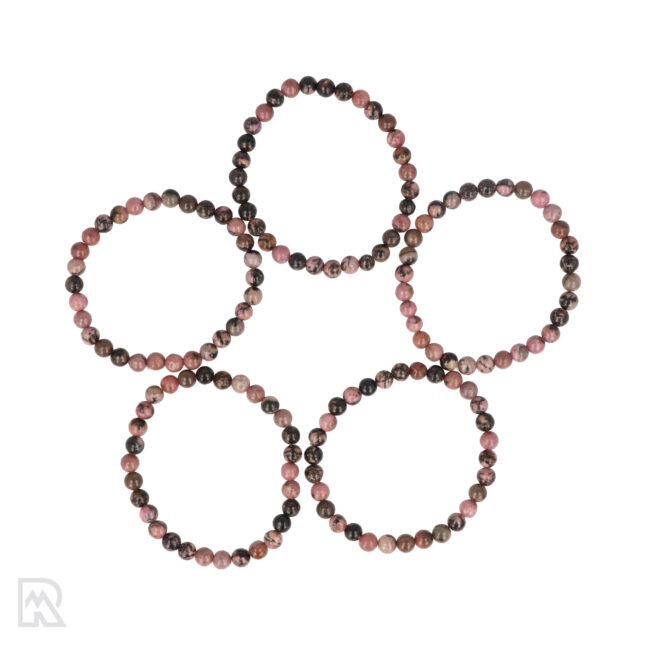 Rhodonite Bracelet 4 mm