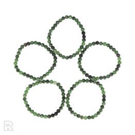 Ruby - Zoisite Bracelet 4 mm