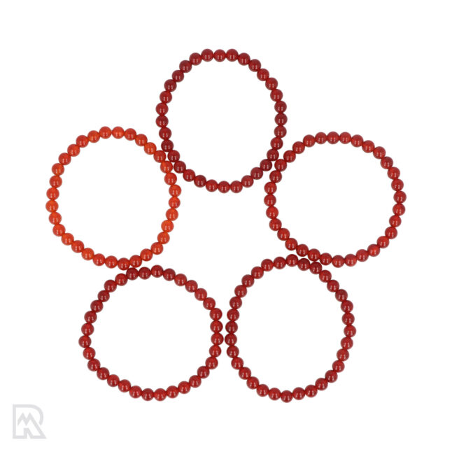 Red Agate Bracelet 8 mm