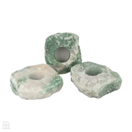 Green Quartz Tea Light Holder