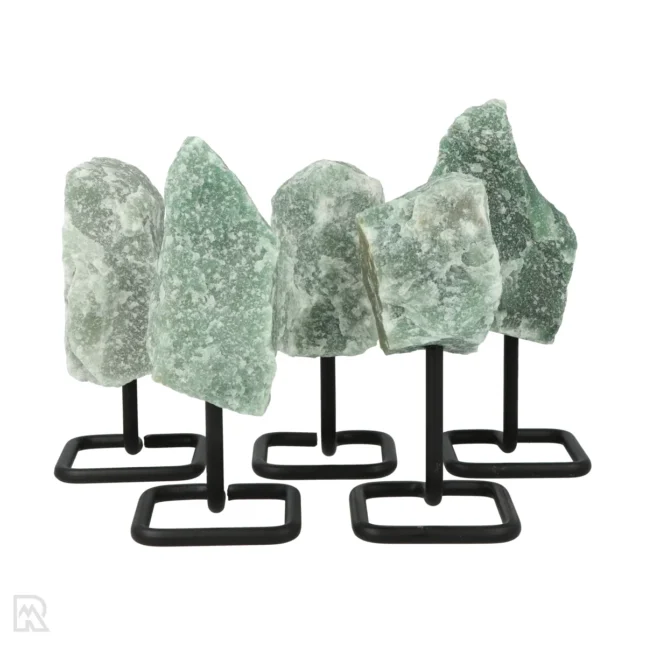Groene Kwarts Ruw op Standaard