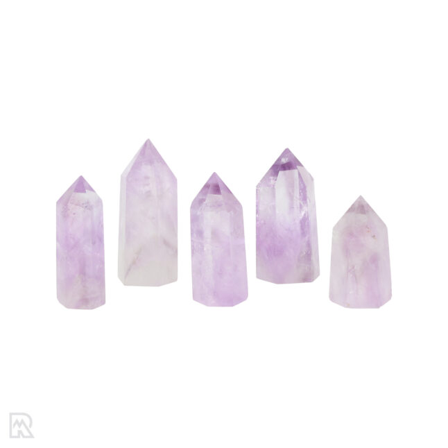 Amethyst Polished Points | Light