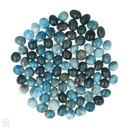 Blue Apatite Round Tumblestones