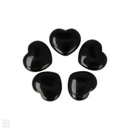 Schwarzer Obsidian Herz | 2,5 cm