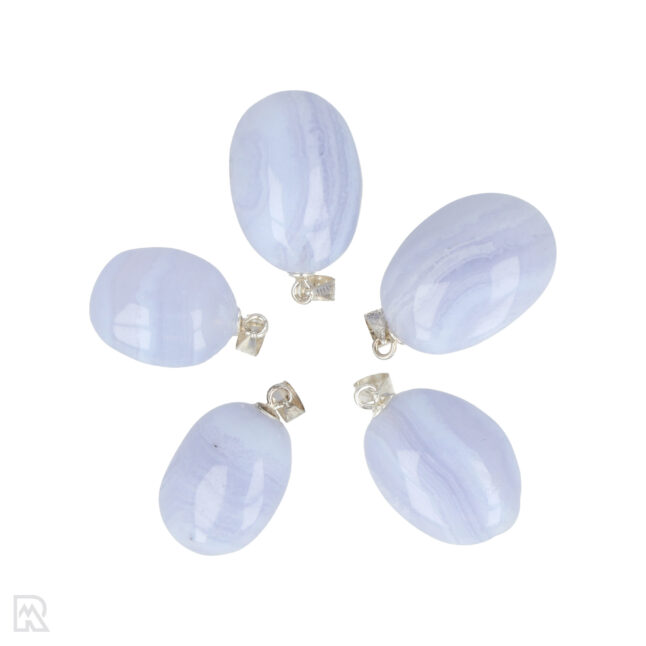 Blue Lace Agate Health Pendant