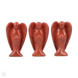 Rode Jaspis Engel | 7.5 cm