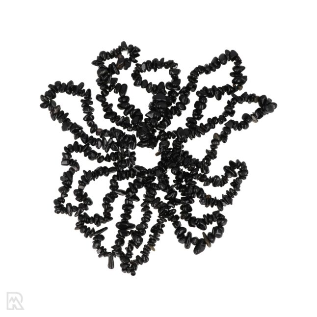 Schwarzer Obsidian Split-Armband