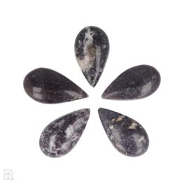 Lepidolite Pierced Pendant Madagascar