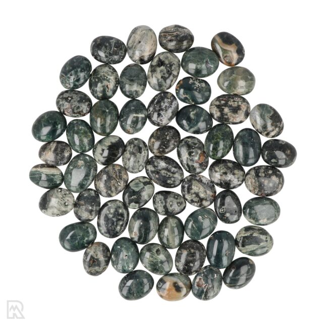 Green Ocean Jasper Bagstones