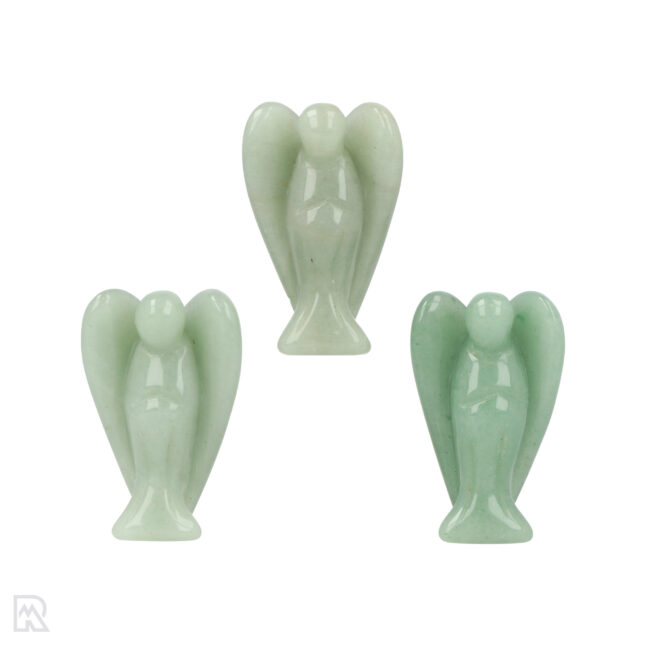 5019 green aventurine angel 5 cm 1