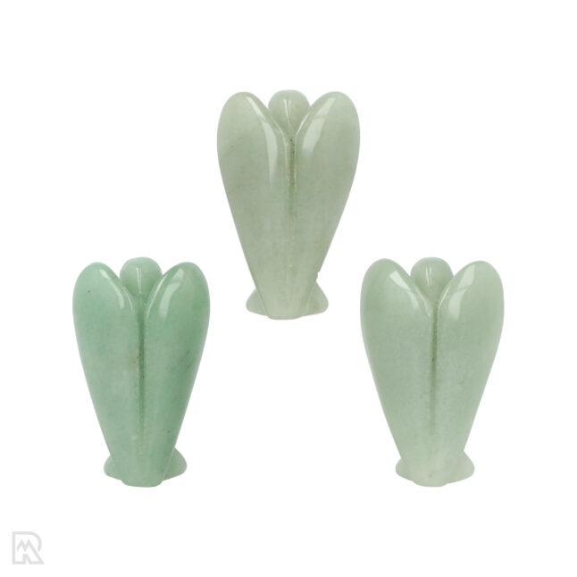 5019 green aventurine angel 5 cm 2