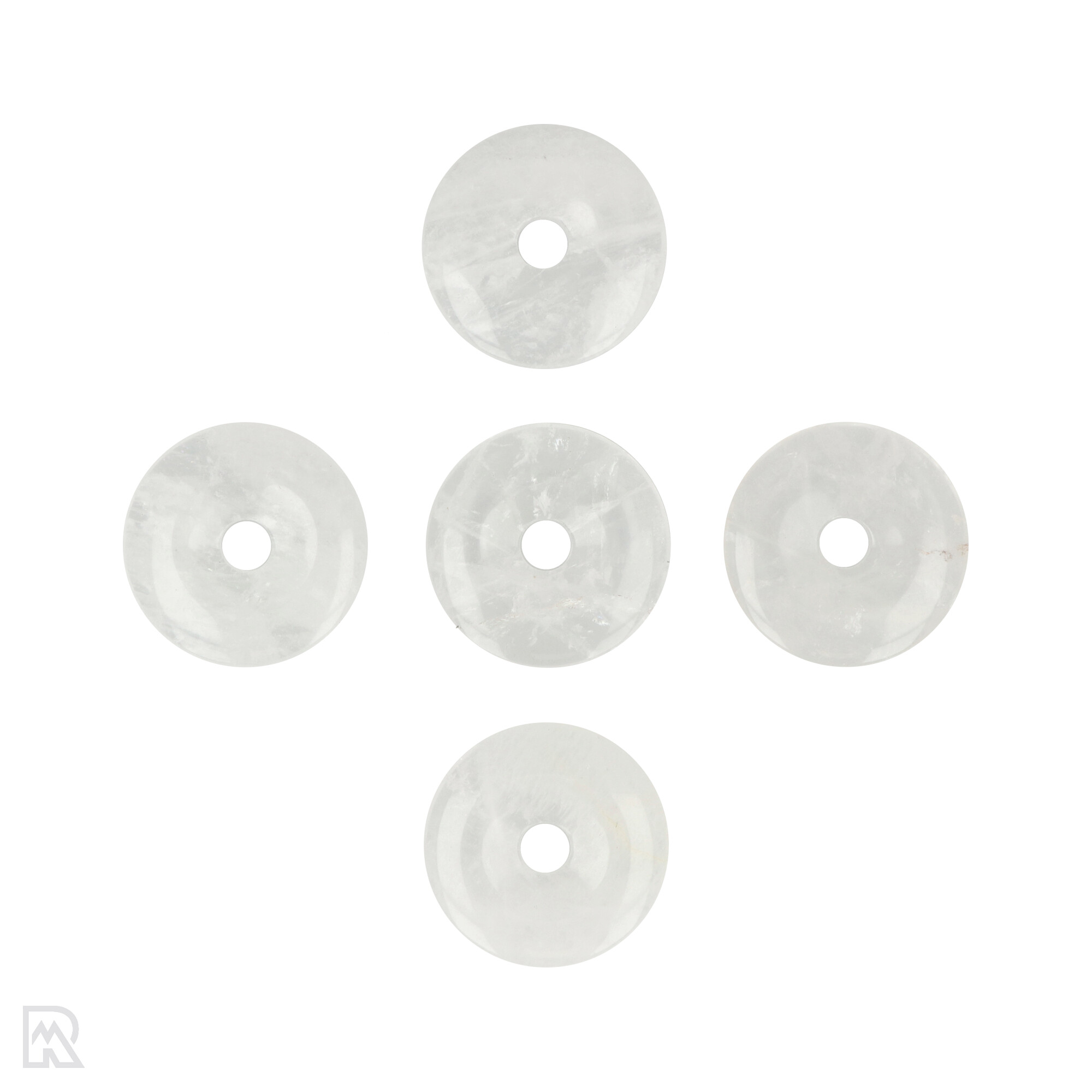 Bergkristal Donut Hanger | 4 cm 1 Bergkristal Donut Hanger | 4 cm