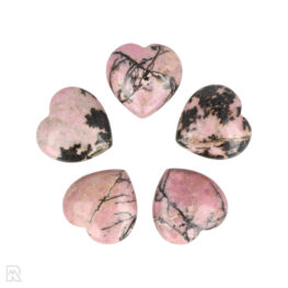 Rhodonite Heart | 3 cm