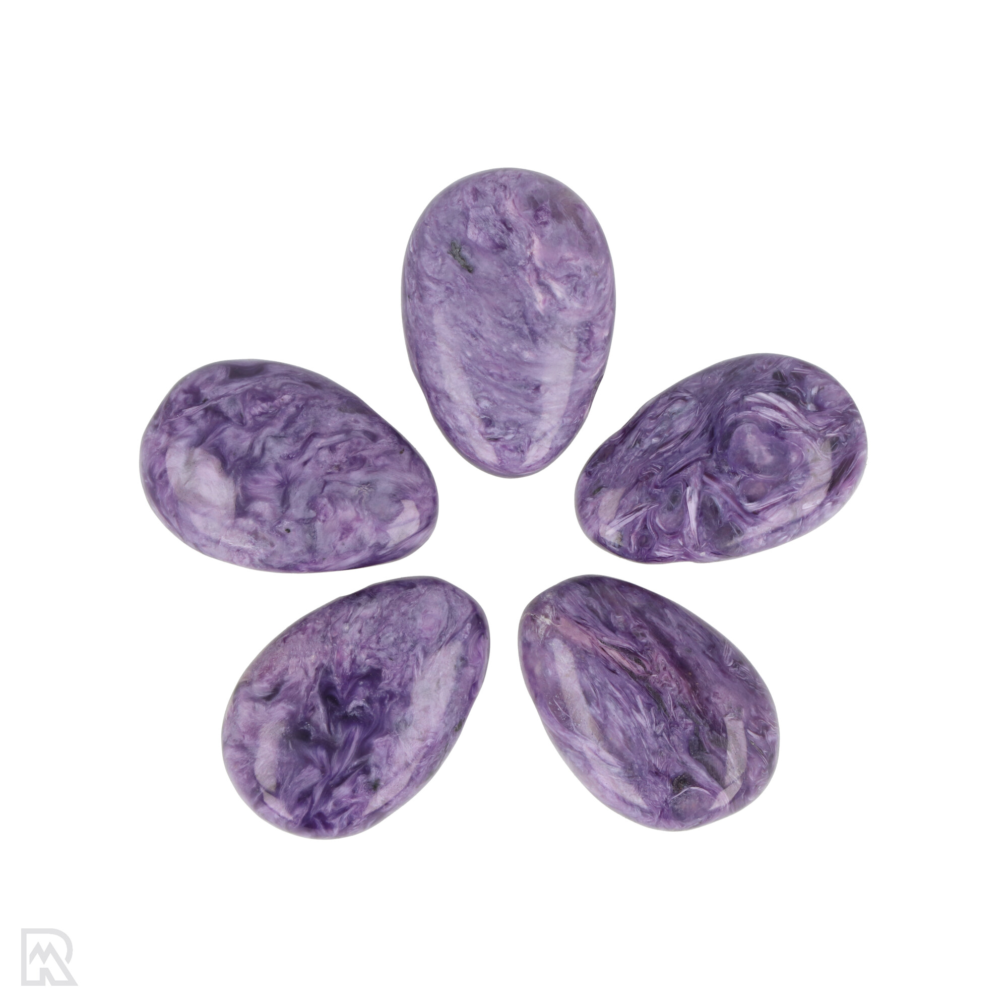 Charoiet Doorboorde Hanger 1 Charoite Piercing-Anhänger