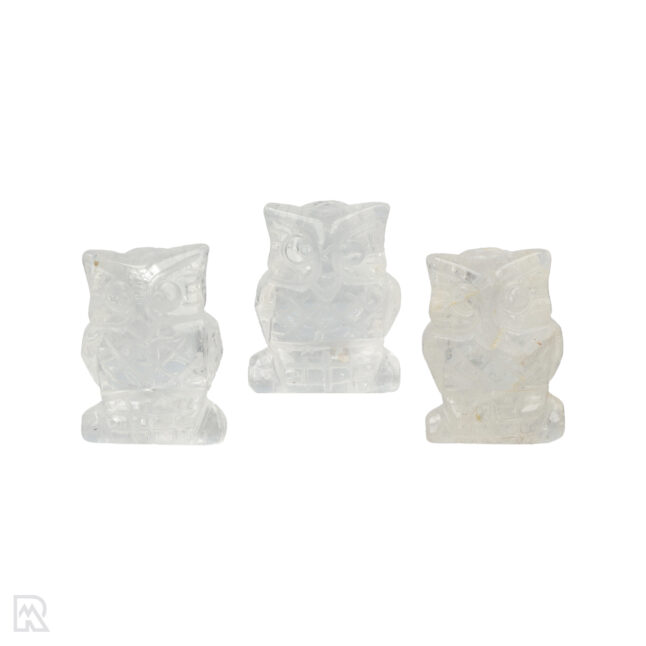 Bergkristal Uil | 4 cm