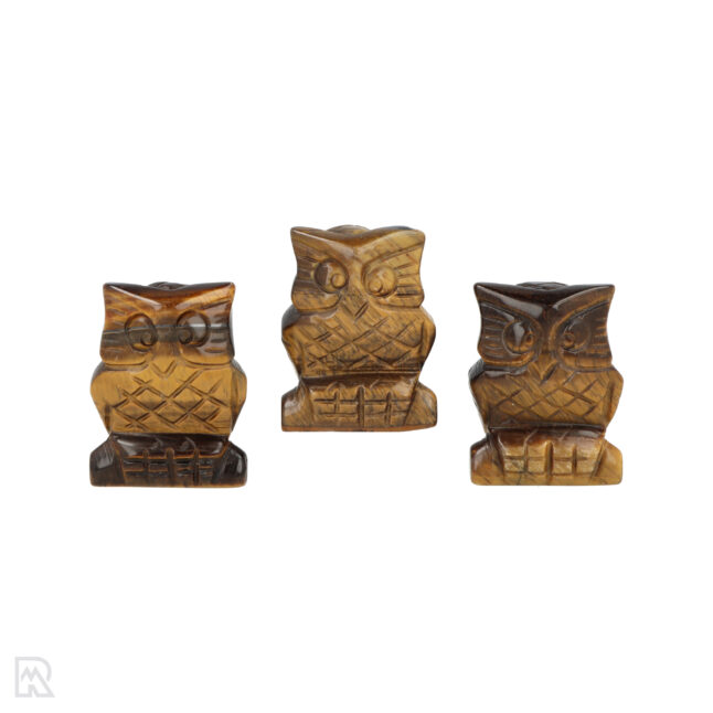 Tigerauge Eule | 4 cm