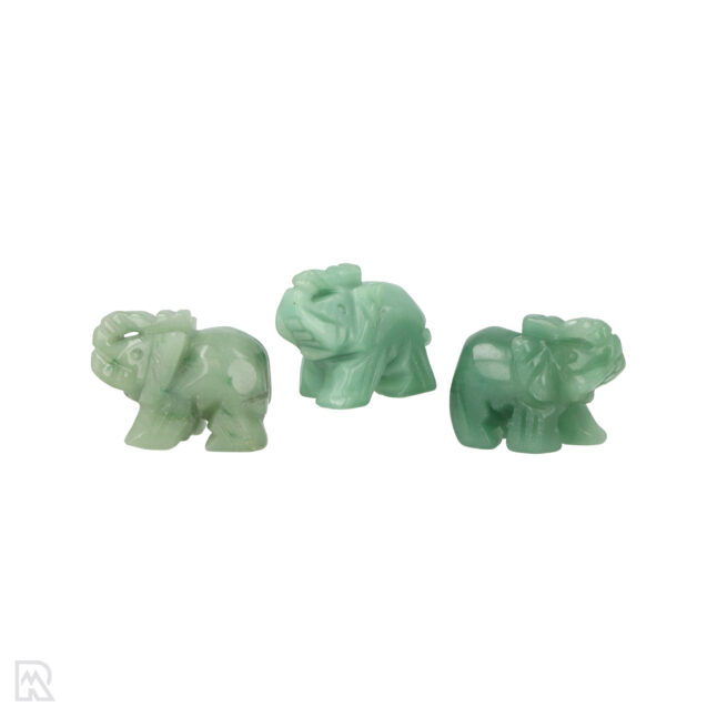 5444 groene aventurijn olifant 4 cm 1