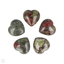 Dragon's Blood Jasper Heart | 3 cm