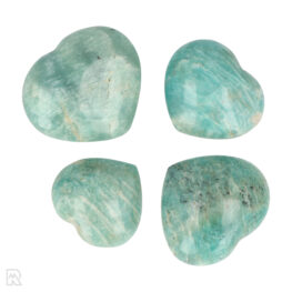 Amazonite Hearts