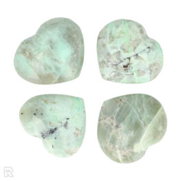 Green Moonstone Hearts