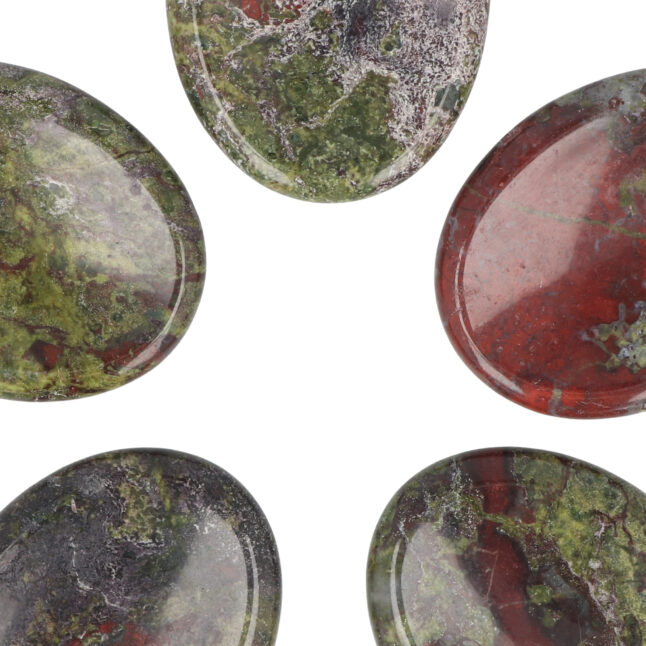Drakenbloed Jaspis Worry Stone | Ovaal - Image 2