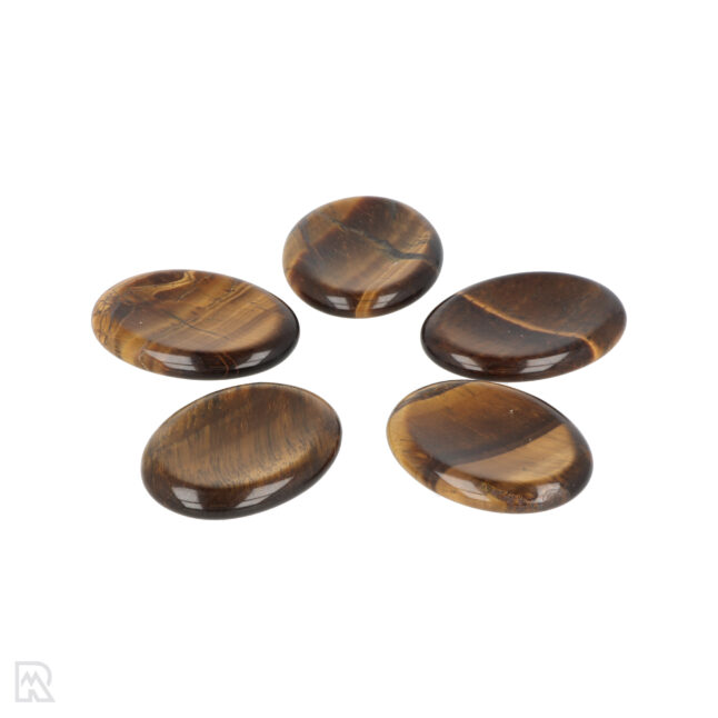 Tijgeroog Worry Stone | Ovaal - Image 3