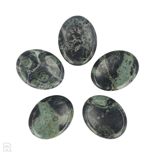 Kambaba Jaspis Worry Stone | Ovaal