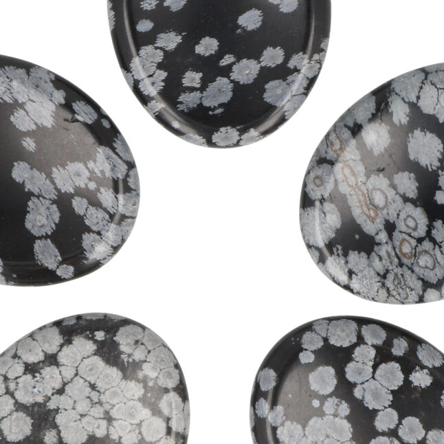 5569 sneeuwvlok obsidiaan worry stones ovaal zoom